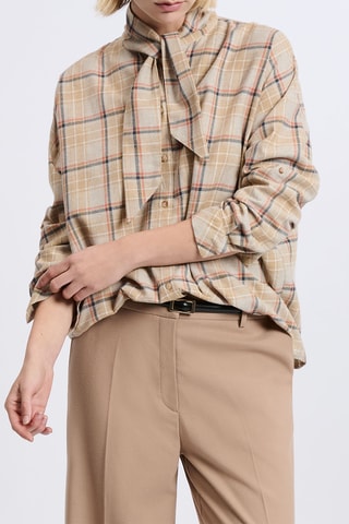 Blouse Tartan - Beige
