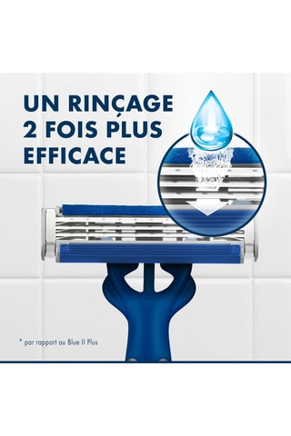 10 rasoirs jetables Gilette Blue 4