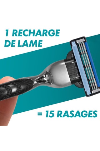Recharge lame de rasoir Mach3 Gillette