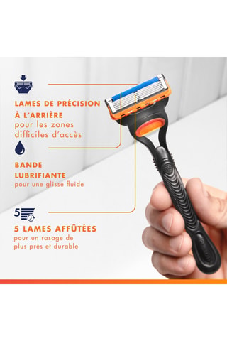 Rasoir rechargeable Gillette Fusion 5 - 2 kits