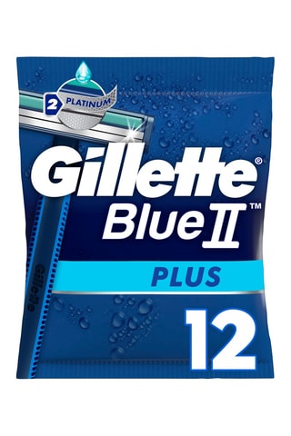 12 rasoirs jetables Gillette blue II plus - 4 kits