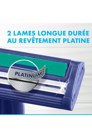 12 rasoirs jetables Gillette blue II plus - 4 kits
