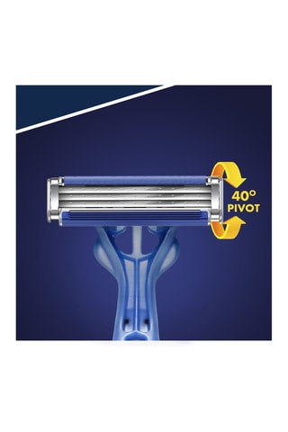 8 rasoirs jetables Gillette blue III smooth - 5 kits