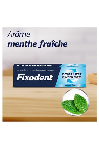 Crème fixative Fixodent Fixation forte - Arôme frais - 70 g