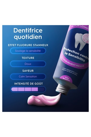 Dentifrice Oral-B Advanced Protection Sensibilité - Sensation apaisante - 75 ml