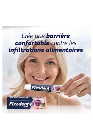 Crème fixative Fixodent Plus - Goût neutre - 57 g