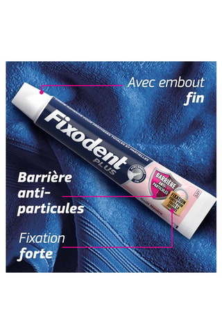 Crème fixative Fixodent Plus - Goût neutre - 57 g