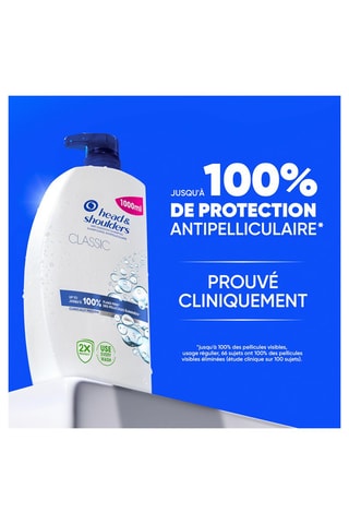 Shampoing Antipelliculaire Classic - Head & Shoulders - 1 l