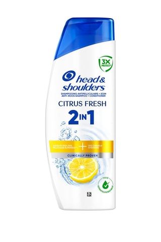 Shampoing 2en1 citrus Head & Shoulders - Cheveux gras - 300 ml