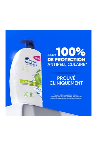 Shampoing antipelliculaire apple fresh Head & Shoulders - 1000 ml
