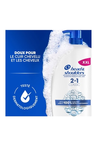 Shampoing antipelliculaire classic 2 en 1 Head & Shoulders - 1 l