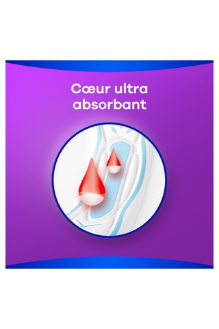 20 serviettes hygiéniques Always - Maxi long Plus - Taille 2