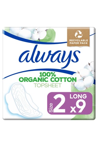9 serviettes hygiéniques Always - Long plus - Taille 2