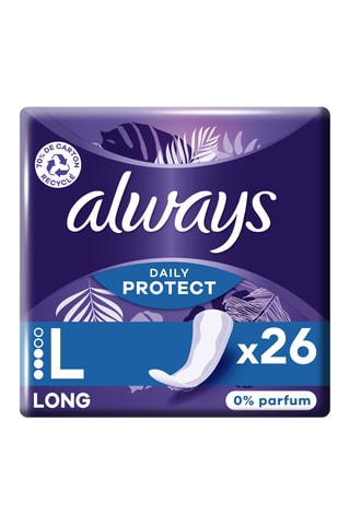 26 serviettes Always Daily Protect  - Long - MASQUE MANQUE INFO