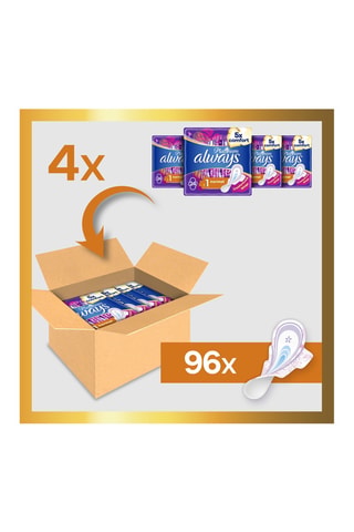 96 serviettes hygiéniques Platinum Normal - Taille 1 - MASQUE MANQUE INFO