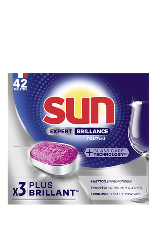 Tablette lave-vaisselle expert+ brillance - 42 tablettes