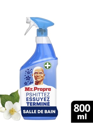 Spray nettoyant salle de bain Mr. Propre fleurs blanches - 800 ml