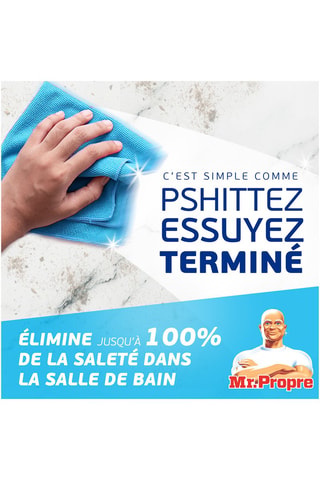Spray nettoyant salle de bain Mr. Propre fleurs blanches - 800 ml
