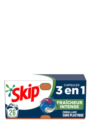 26 doses de lessive 3-en-1 Skip Fraîcheur Intense