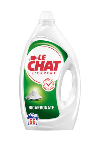 Lessive L'Expert Bicarbonate Le Chat - 66 lavages - 2,97 l