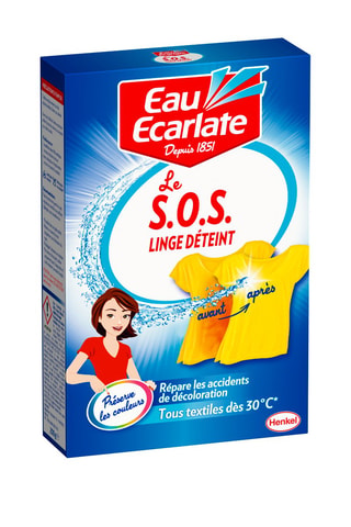 Réparateur SOS linge déteint Eau Ecarlate - 200 g
