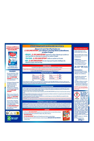 Réparateur SOS linge déteint Eau Ecarlate - 200 g