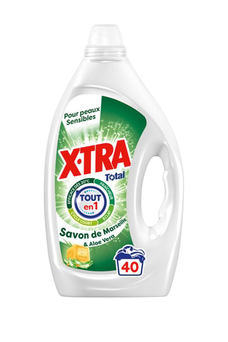Lessive Marseille Aloe Vera XTra Total - 40 Lavages - 1,8 l