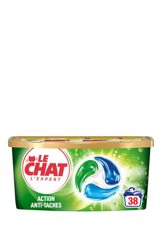 38 pastilles de lessive Le Chat Disc l'Expert