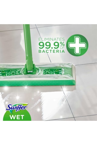 Lingettes humides antibactériennes citron Swiffer - 10 lingettes - MASQUE MANQUE INFO