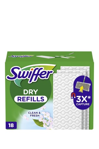 18 lingettes sèches Swiffer - Clean & Fresh