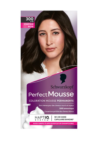 Coloration Perfect Mousse Schwarzkopf - Châtain noir 300