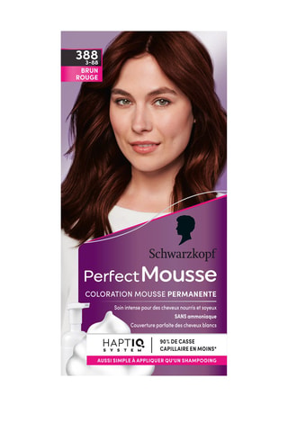 Coloration Perfect Mousse Schwarzkopf Brun rouge 388