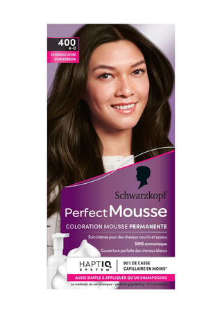 Coloration Perfect Mousse Schwarzkopf Expresso givré 400