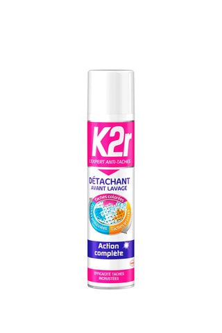 Aérosol détachants avant-lavage Action Complète K2r - 400 ml