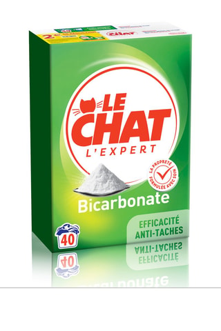 2 x Lessive Poudre L'Expert Bicarbonate Le Chat - 2,4 kg, 40 lavages