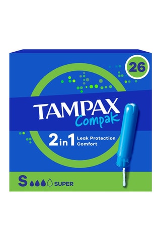 4 x 26 tampons Tampax avec applicateur compak super - Super - MASQUE MANQUE INFO
