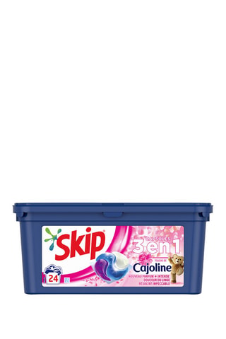 3 x 24 capsules de lessive 3-en-1 Touche de Cajoline Skip