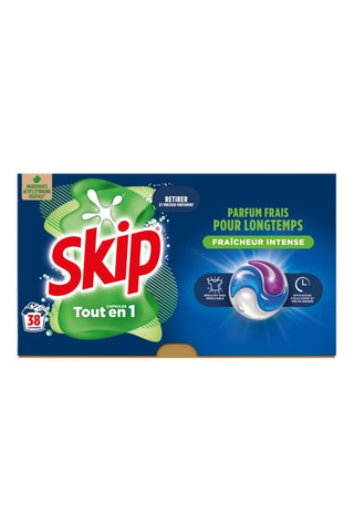 3 x Lessive Skip Fraîcheur Intense - 38 lavages