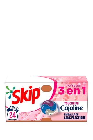 3 x 36 doses de lessive 3-en-1 Skip Touche de Cajoline