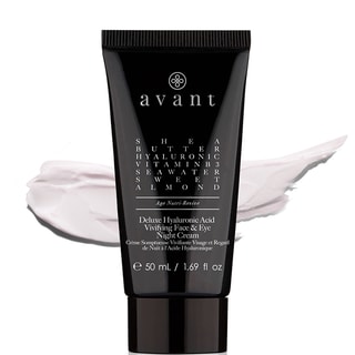 Crème vivifiante de nuit - Acide hyaluronique - Visage & yeux - 50 ml