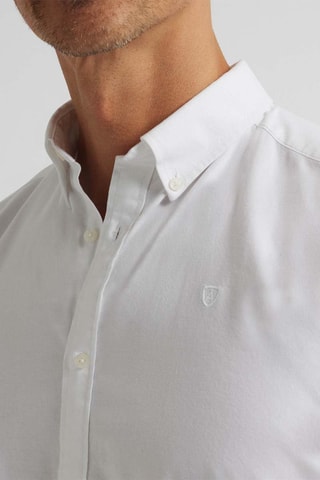 Chemise regular en coton biologique - Blanc