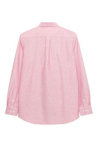 Chemise regular en coton biologique - Rouge