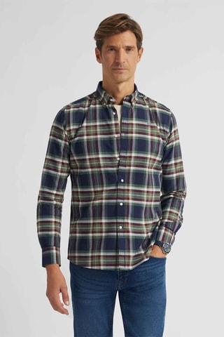 Chemise regular - Bleu marine