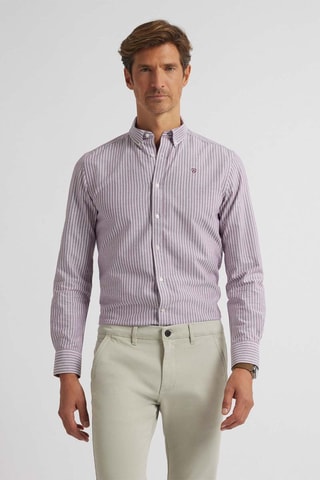 Chemise regular - Rouge