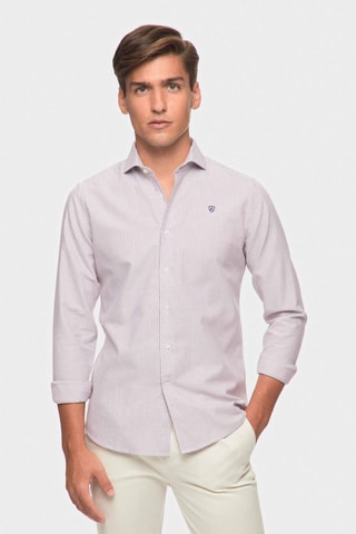 Chemise regular - Rose foncé