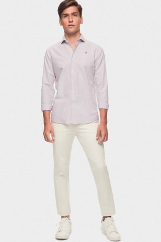Chemise regular - Rose foncé