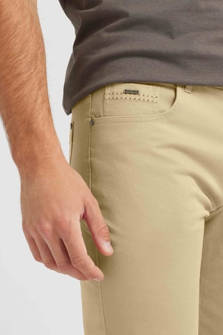 Pantalon slim - Camel