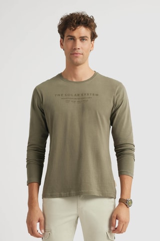 T-shirt regular - Vert