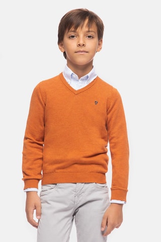 Pull - Bleu et orange