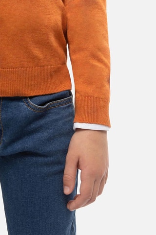 Pull - Bleu et orange